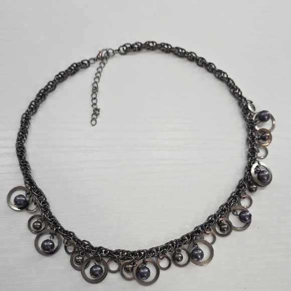 Jewelry - Black and Silver Necklace